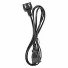 US Plug Computer PC Power 2 Pin Extension Cord, Length:1.5m(Black) - 2