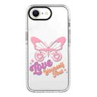 For iPhone 7 / 8 / SE 2020 2022 Simple Illustration Pattern Full Coverage Phone Case(Love Words A) - 1
