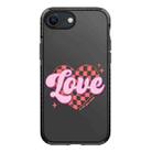 For iPhone 7 / 8 / SE 2020 2022 Simple Illustration Pattern Full Coverage Phone Case(Love Words B) - 1