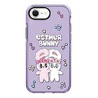 For iPhone 7 / 8 / SE 2020 2022 Simple Illustration Pattern Full Coverage Phone Case(Rabbit B) - 1