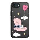 For iPhone 7 / 8 / SE 2020 2022 Simple Illustration Pattern Full Coverage Phone Case(Rabbit C) - 1