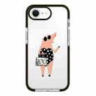 For iPhone 7 / 8 / SE 2020 2022 Simple Illustration Pattern Full Coverage Phone Case(Piglet) - 1