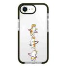 For iPhone 7 / 8 / SE 2020 2022 Simple Illustration Pattern Full Coverage Phone Case(Weight Loss Cat A) - 1