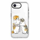 For iPhone 7 / 8 / SE 2020 2022 Simple Illustration Pattern Full Coverage Phone Case(Weight Loss Cat B) - 1