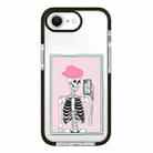 For iPhone 7 / 8 / SE 2020 2022 Simple Illustration Pattern Full Coverage Phone Case(Skull B) - 1