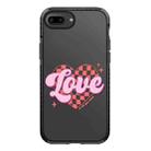 For iPhone 7 Plus / 8 Plus Simple Illustration Pattern Full Coverage Phone Case(Love Words B) - 1