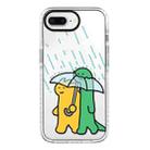 For iPhone 7 Plus / 8 Plus Simple Illustration Pattern Full Coverage Phone Case(Green Dinosaur B) - 1