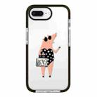 For iPhone 7 Plus / 8 Plus Simple Illustration Pattern Full Coverage Phone Case(Piglet) - 1