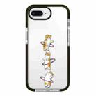 For iPhone 7 Plus / 8 Plus Simple Illustration Pattern Full Coverage Phone Case(Weight Loss Cat A) - 1