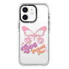 For iPhone 11 Simple Illustration Pattern Full Coverage Phone Case(Love Words A) - 1
