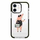 For iPhone 11 Simple Illustration Pattern Full Coverage Phone Case(Piglet) - 1