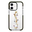 For iPhone 11 Simple Illustration Pattern Full Coverage Phone Case(Weight Loss Cat A) - 1