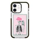 For iPhone 11 Simple Illustration Pattern Full Coverage Phone Case(Skull B) - 1