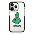 For iPhone 11 Pro Simple Illustration Pattern Full Coverage Phone Case(Green Dinosaur A) - 1