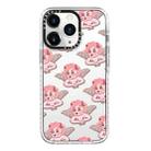 For iPhone 11 Pro Simple Illustration Pattern Full Coverage Phone Case(Pink Angel) - 1