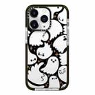 For iPhone 11 Pro Max Simple Illustration Pattern Full Coverage Phone Case(Ghost B) - 1
