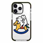 For iPhone 11 Pro Max Simple Illustration Pattern Full Coverage Phone Case(Puppy C) - 1