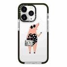 For iPhone 11 Pro Max Simple Illustration Pattern Full Coverage Phone Case(Piglet) - 1