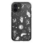 For iPhone 12 mini Simple Illustration Pattern Full Coverage Phone Case(Cosmic Eye B) - 1