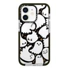 For iPhone 12 mini Simple Illustration Pattern Full Coverage Phone Case(Ghost B) - 1