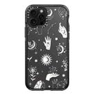 For iPhone 12 Pro Simple Illustration Pattern Full Coverage Phone Case(Cosmic Eye B) - 1