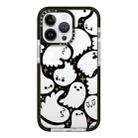 For iPhone 12 Pro Simple Illustration Pattern Full Coverage Phone Case(Ghost B) - 1