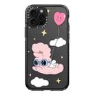 For iPhone 12 Pro Max Simple Illustration Pattern Full Coverage Phone Case(Rabbit C) - 1