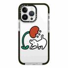 For iPhone 12 Pro Max Simple Illustration Pattern Full Coverage Phone Case(Puppy A) - 1