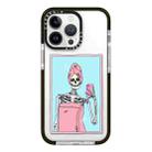 For iPhone 12 Pro Max Simple Illustration Pattern Full Coverage Phone Case(Skull A) - 1