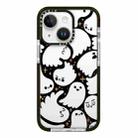 For iPhone 13 Simple Illustration Pattern Full Coverage Phone Case(Ghost B) - 1