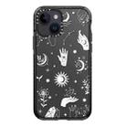 For iPhone 13 mini Simple Illustration Pattern Full Coverage Phone Case(Cosmic Eye B) - 1