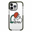 For iPhone 13 Pro Simple Illustration Pattern Full Coverage Phone Case(Puppy A) - 1