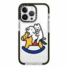 For iPhone 13 Pro Max Simple Illustration Pattern Full Coverage Phone Case(Puppy C) - 1