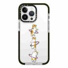 For iPhone 13 Pro Max Simple Illustration Pattern Full Coverage Phone Case(Weight Loss Cat A) - 1