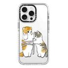 For iPhone 13 Pro Max Simple Illustration Pattern Full Coverage Phone Case(Weight Loss Cat B) - 1