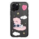 For iPhone 14 Pro Max Simple Illustration Pattern Full Coverage Phone Case(Rabbit C) - 1