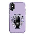 For iPhone X / XS Simple Illustration Pattern Full Coverage Phone Case(Cosmic Eye A) - 1