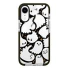 For iPhone XR Simple Illustration Pattern Full Coverage Phone Case(Ghost B) - 1