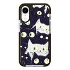 For iPhone XR Simple Illustration Pattern Full Coverage Phone Case(Cat) - 1