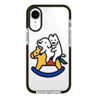 For iPhone XR Simple Illustration Pattern Full Coverage Phone Case(Puppy C) - 1