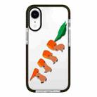 For iPhone XR Simple Illustration Pattern Full Coverage Phone Case(Marshmallow Bear A) - 1