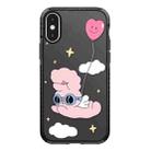 For iPhone XS Max Simple Illustration Pattern Full Coverage Phone Case(Rabbit C) - 1