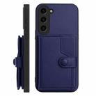 For Samsung Galaxy S23+ 5G Button Card Bag RFID Anti-theft Phone Case(Blue) - 2
