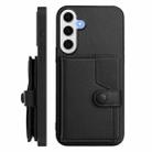 For Samsung Galaxy S24 FE 5G Button Card Bag RFID Anti-theft Phone Case(Black) - 2