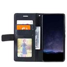 For Samsung Galaxy S25+ 5G Skin Feel Splicing Leather Phone Case(Black) - 3