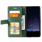 For Samsung Galaxy S25 5G Skin Feel Splicing Leather Phone Case(Green) - 3