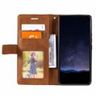 For Samsung Galaxy S25 5G Skin Feel Splicing Leather Phone Case(Brown) - 3