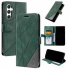 For Samsung Galaxy A16 5G Skin Feel Splicing Leather Phone Case(Green) - 1