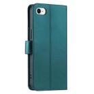 For iPhone 7 / 8 / SE 2022 Ring Buckle Rhombic Leather Phone Case(Green) - 3