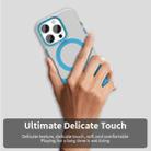 For iPhone 16 Pro Max Color Blocking Series MagSafe Magnetic PC Hybrid TPU Phone Case(Blue) - 3